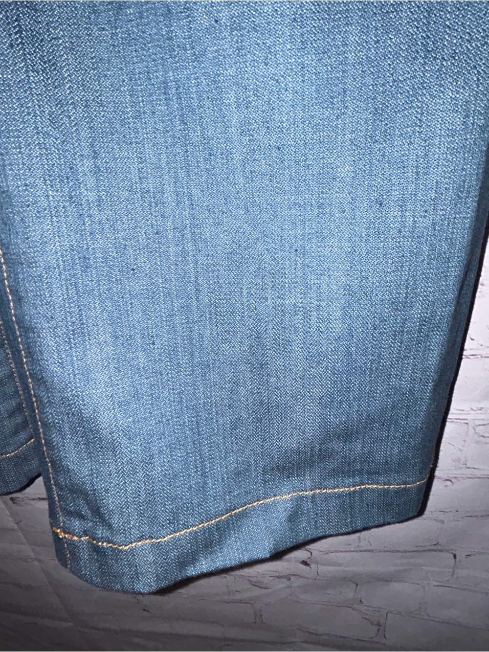 Self Contrast Aria Hi-Waist Denim Pants size S NWT - Picture 4 of 9